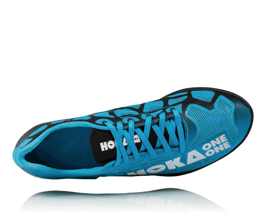 Zapatillas Atletismo Hoka One One Hombre - Rocket X - Azules/Blancas - DGQ586132